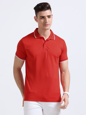 Red with White Tipping