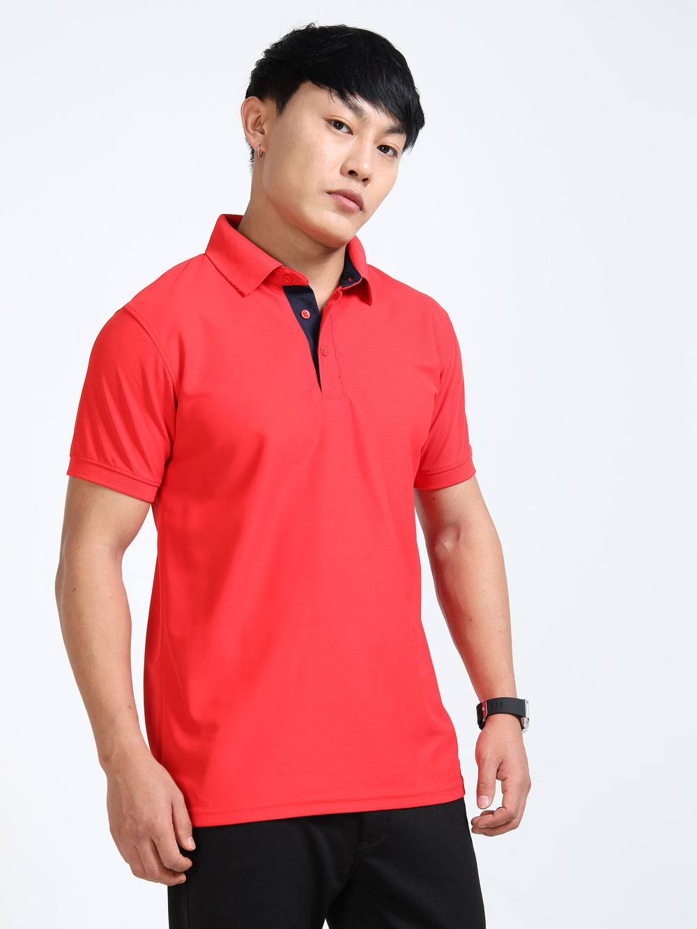 AeroPiq Polo Tshirts - Red