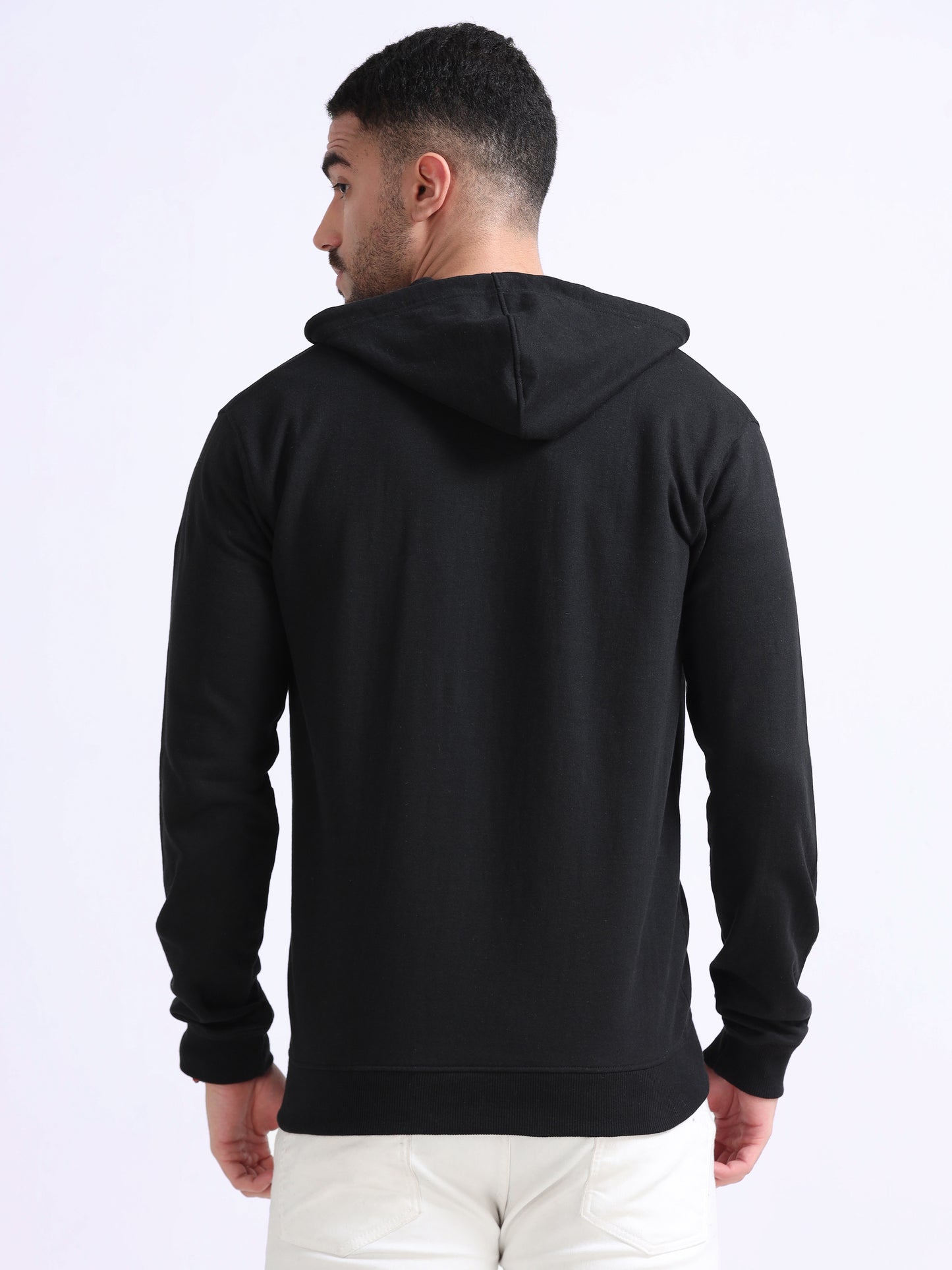 URBANHOOD Premium Hoodies with Zip - Black