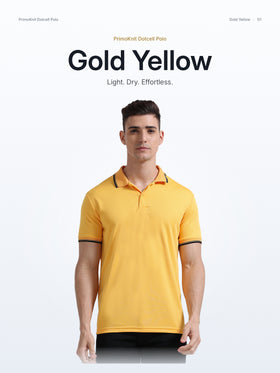 Gold Yellow with Black Tipping