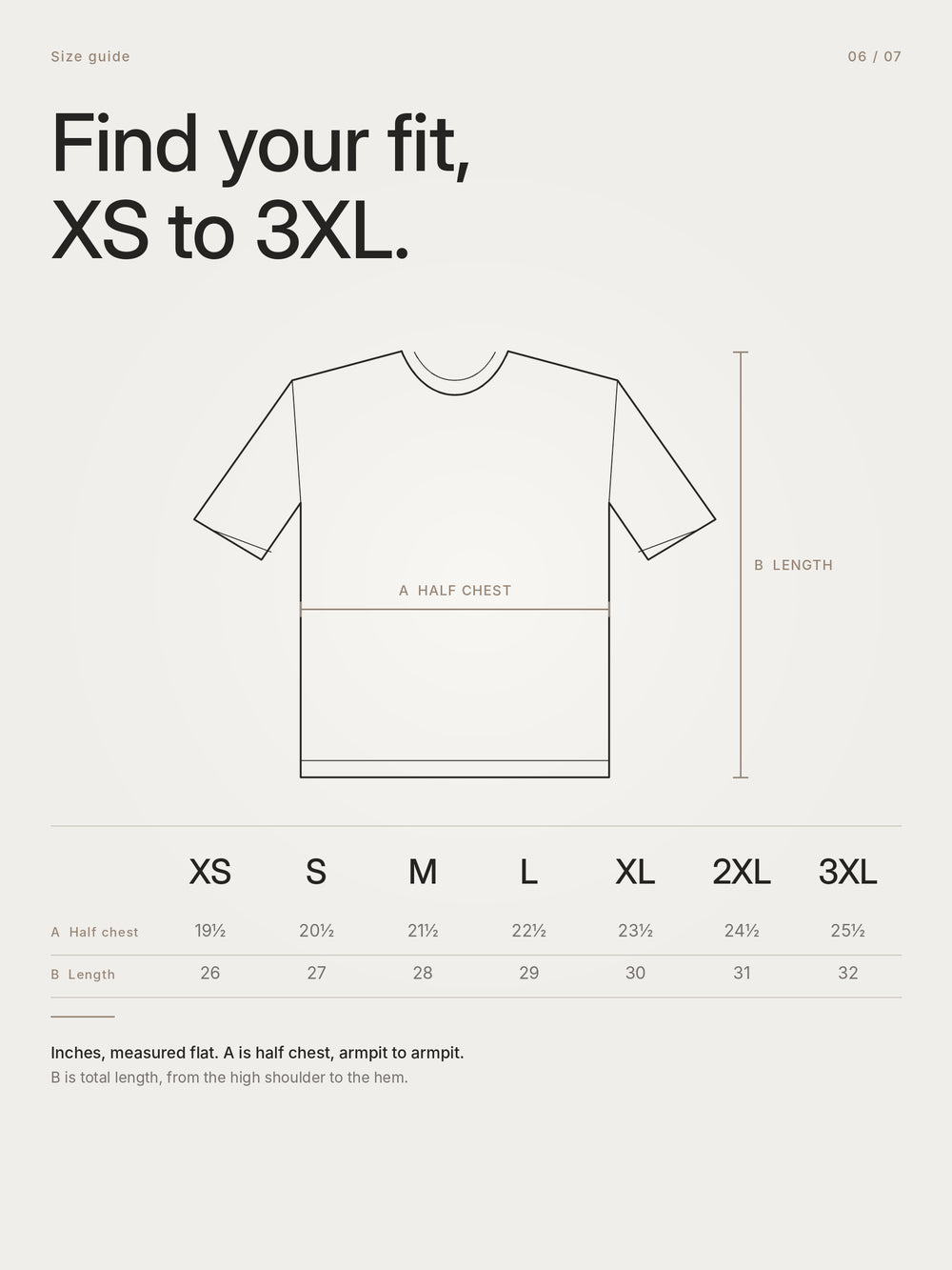 Urban Oversized Tshirt Black, size guide XS to 3XL