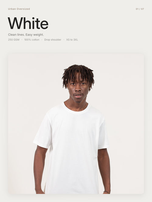 Urban Oversized Tshirt - White
