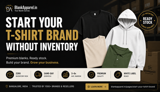 Start Your T-Shirt Brand in India Without Inventory