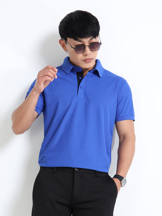AeroPiq Polo Tshirts - Royal Blue