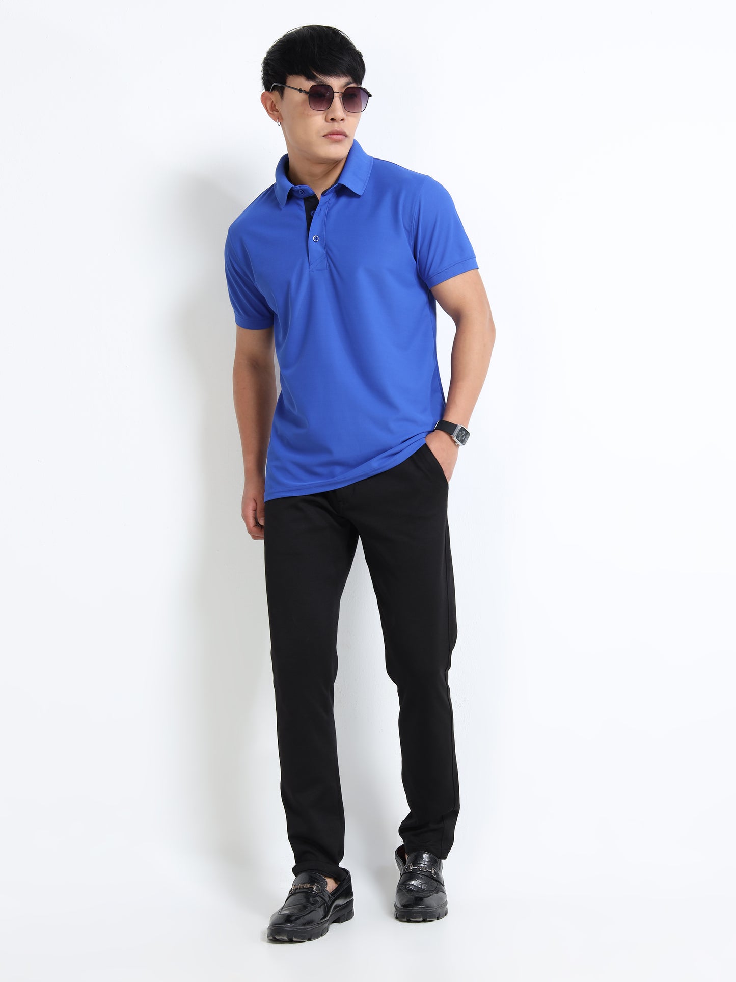 AeroPiq Polo Tshirts - Royal Blue