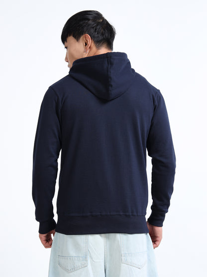 URBANHOOD Premium Hoodies with Zip - Navy Blue