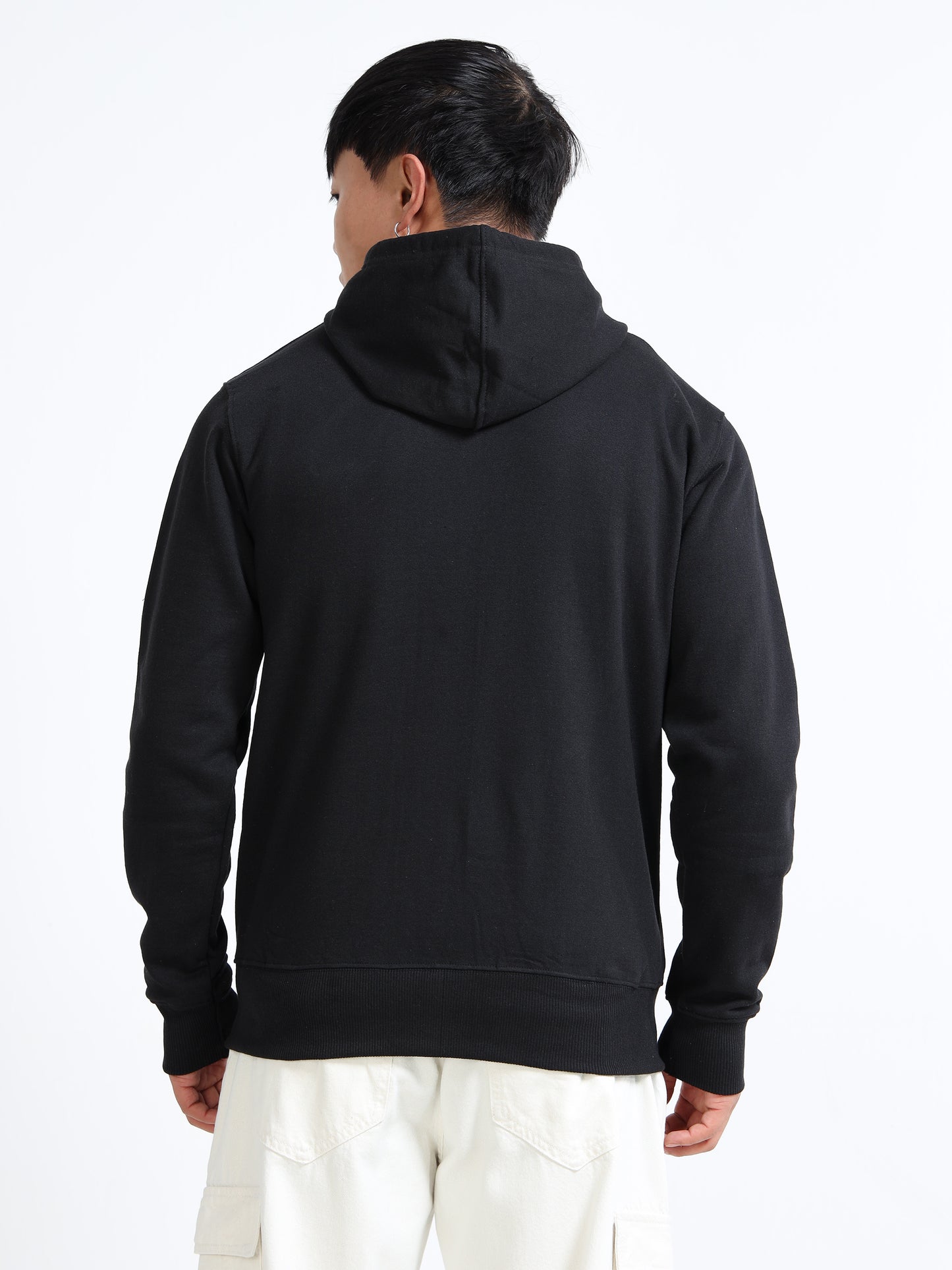 URBANHOOD Premium Hoodies with Zip - Black