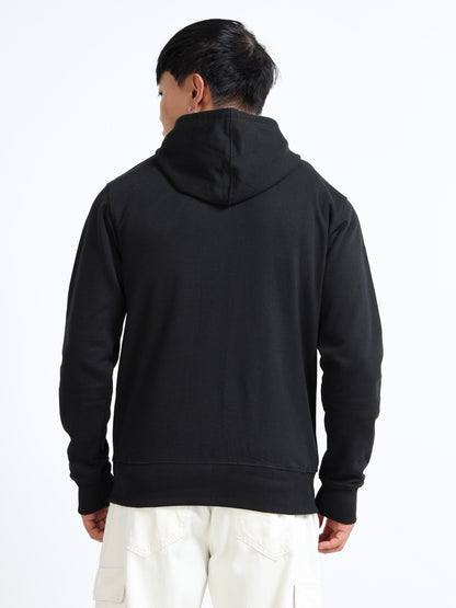 URBANHOOD Premium Hoodies with Zip - Black