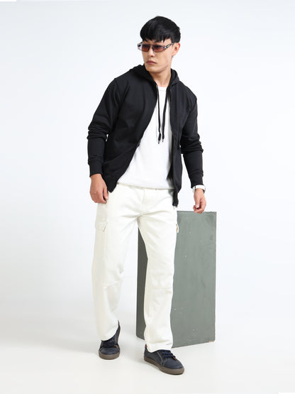 URBANHOOD Premium Hoodies with Zip - Black