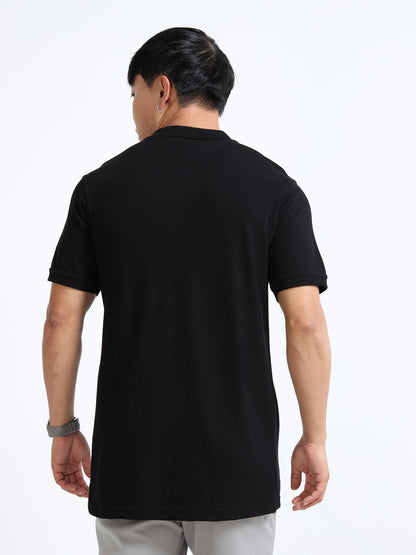 EcoBlend Polo Tshirts - Plain Black