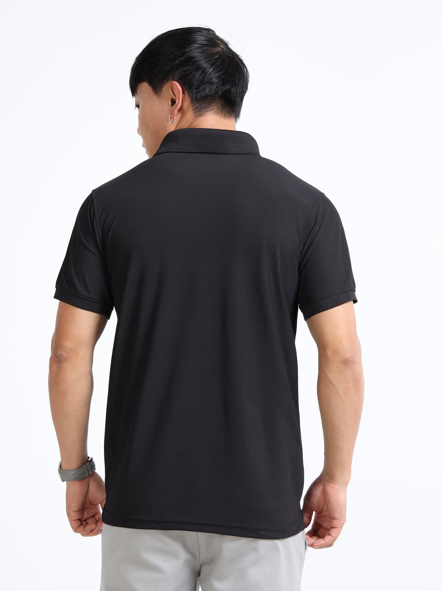 AeroPiq Polo Tshirts - Black