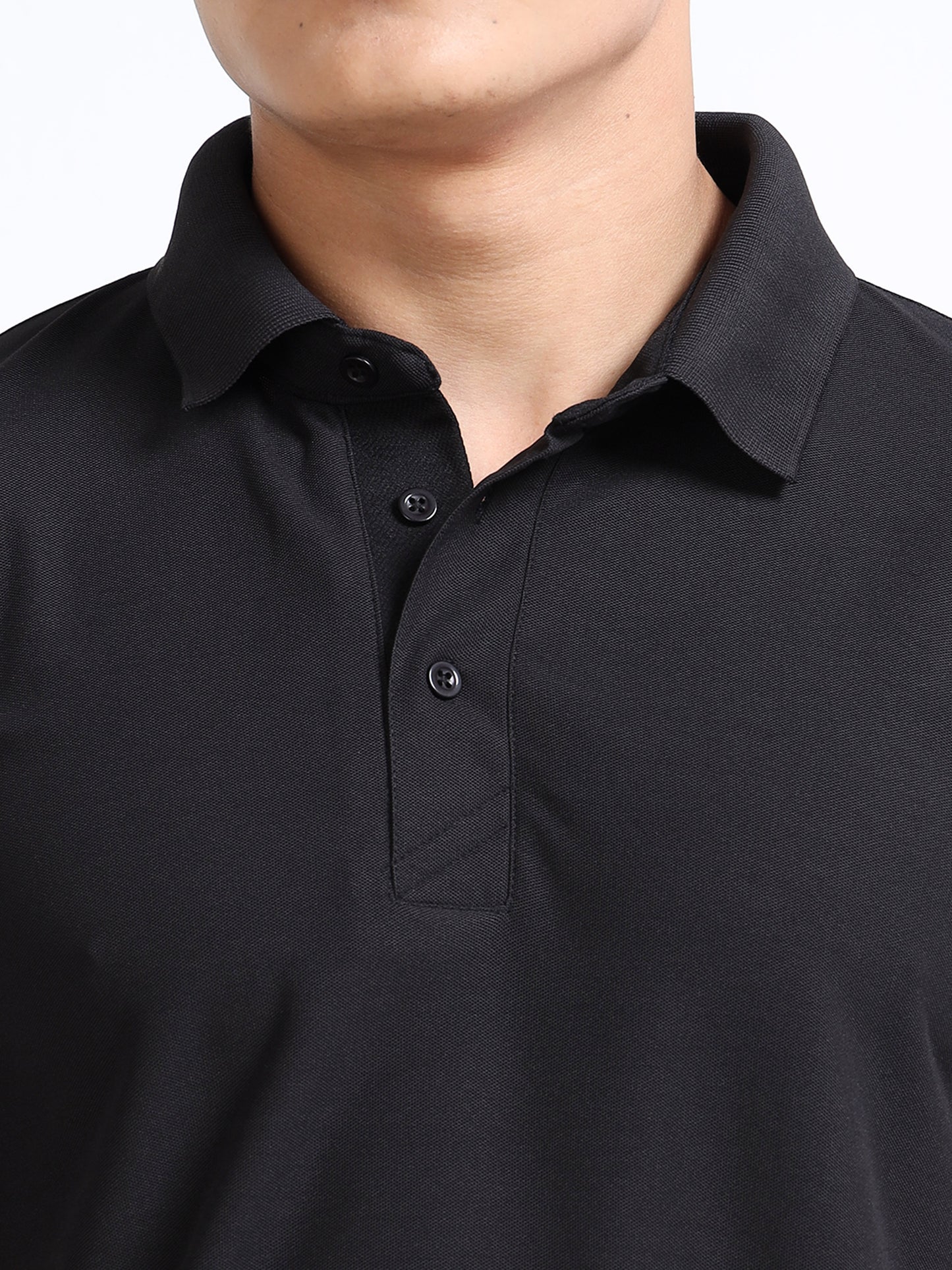 AeroPiq Polo Tshirts - Black