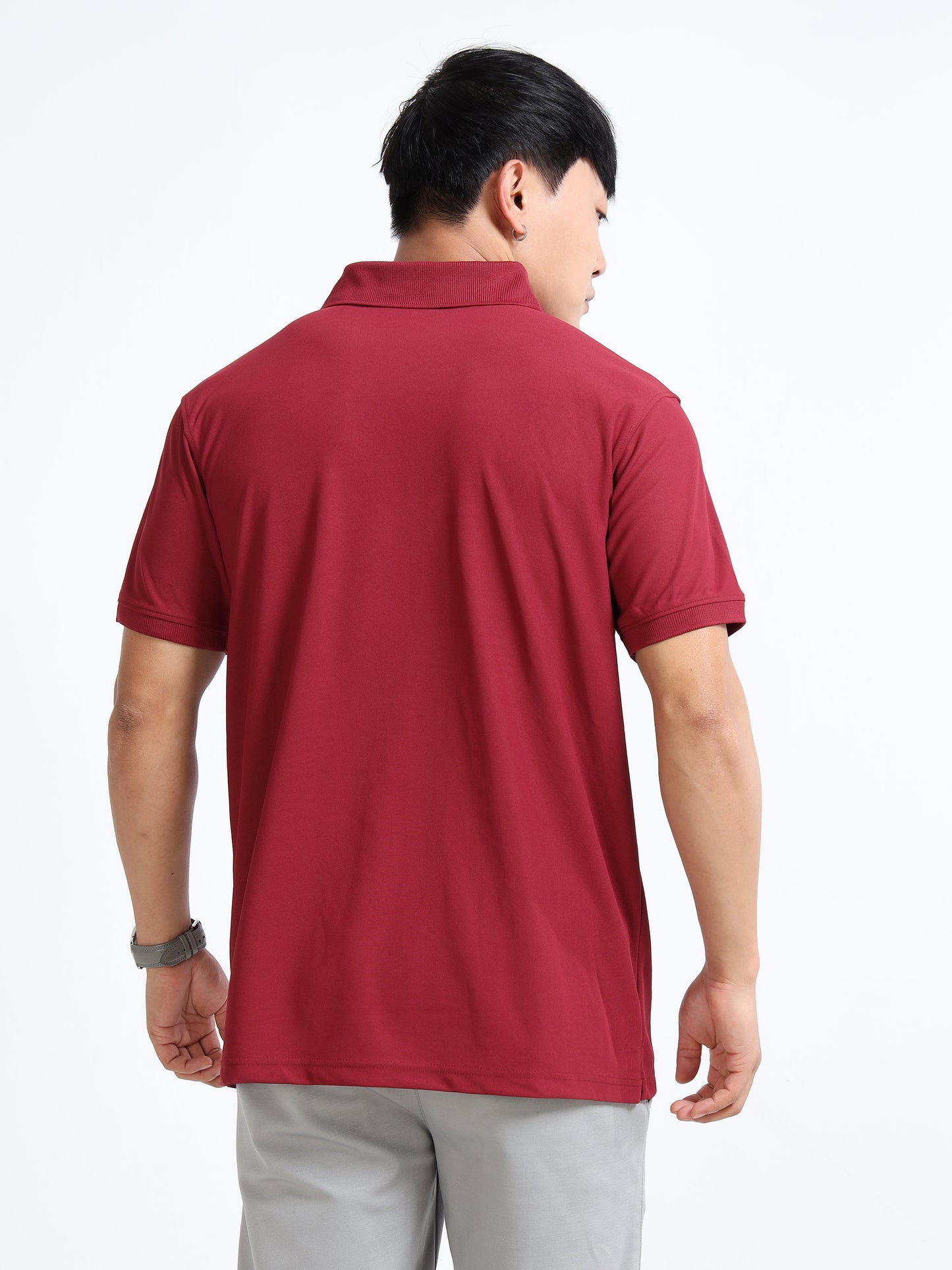 AeroPiq Polo Tshirts - Maroon