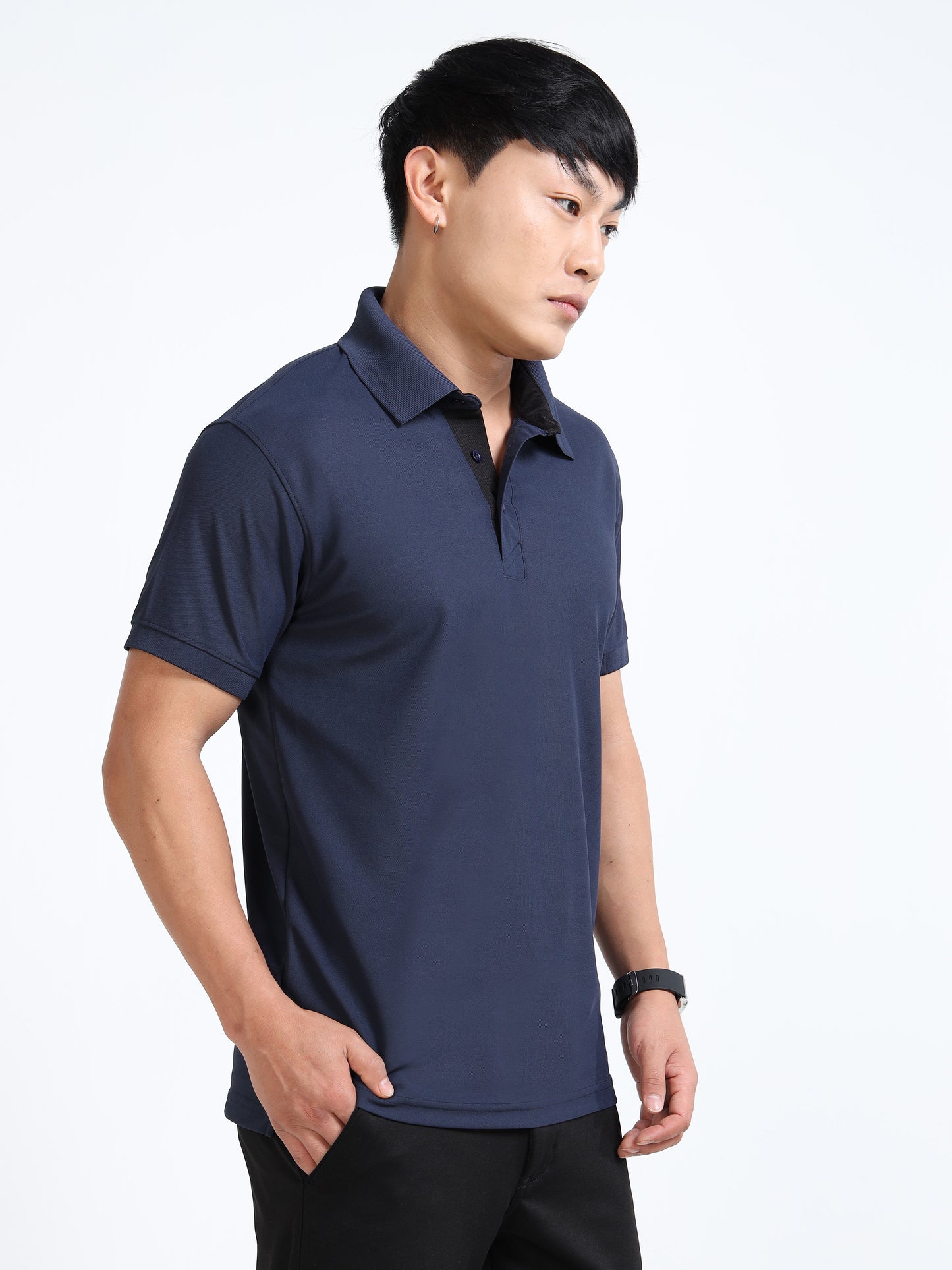 AeroPiq Polo Tshirts - Navy Blue