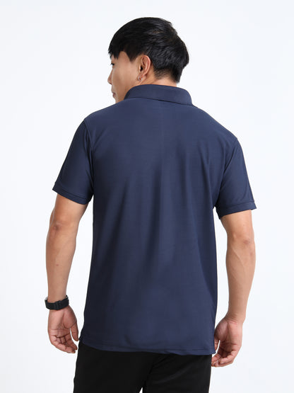 AeroPiq Polo Tshirts - Navy Blue