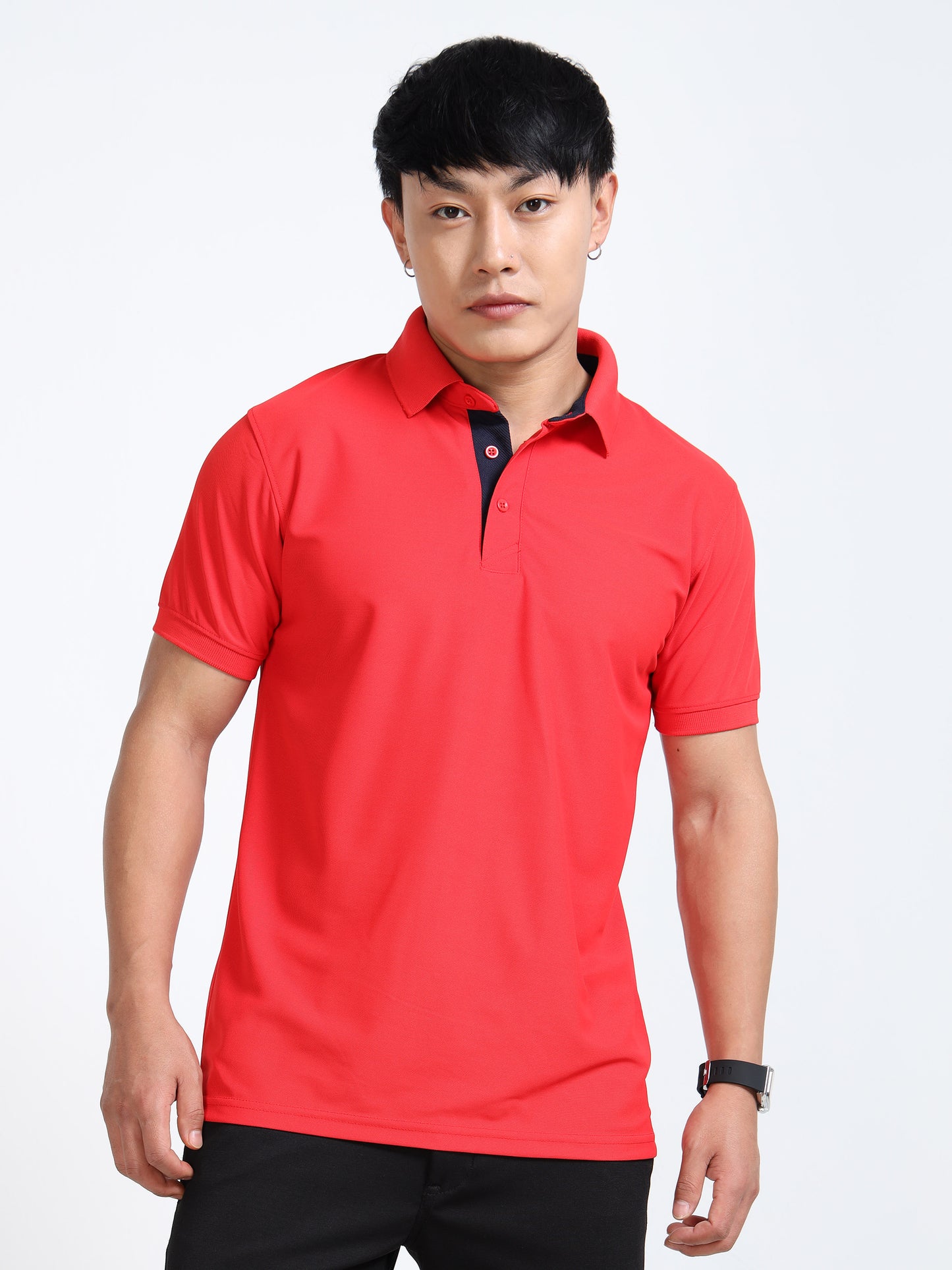 AeroPiq Polo Tshirts - Red