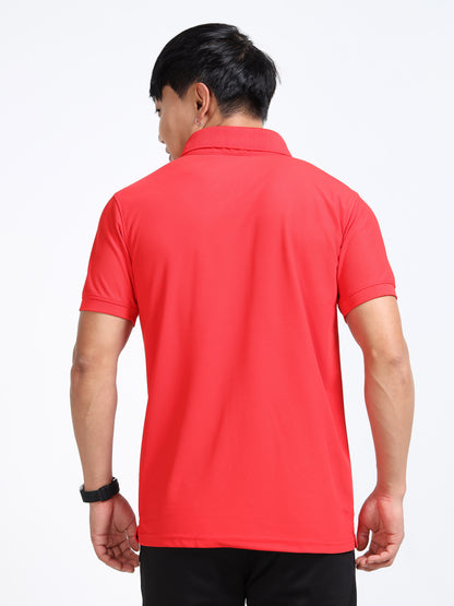 AeroPiq Polo Tshirts - Red