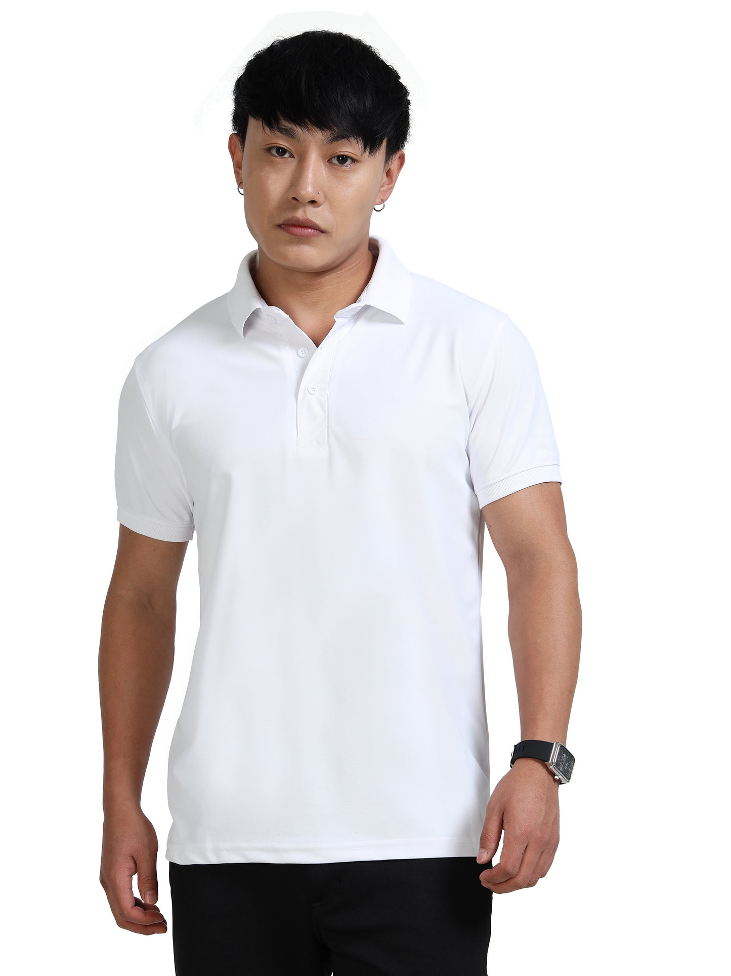 AeroPiq Polo Tshirts - White