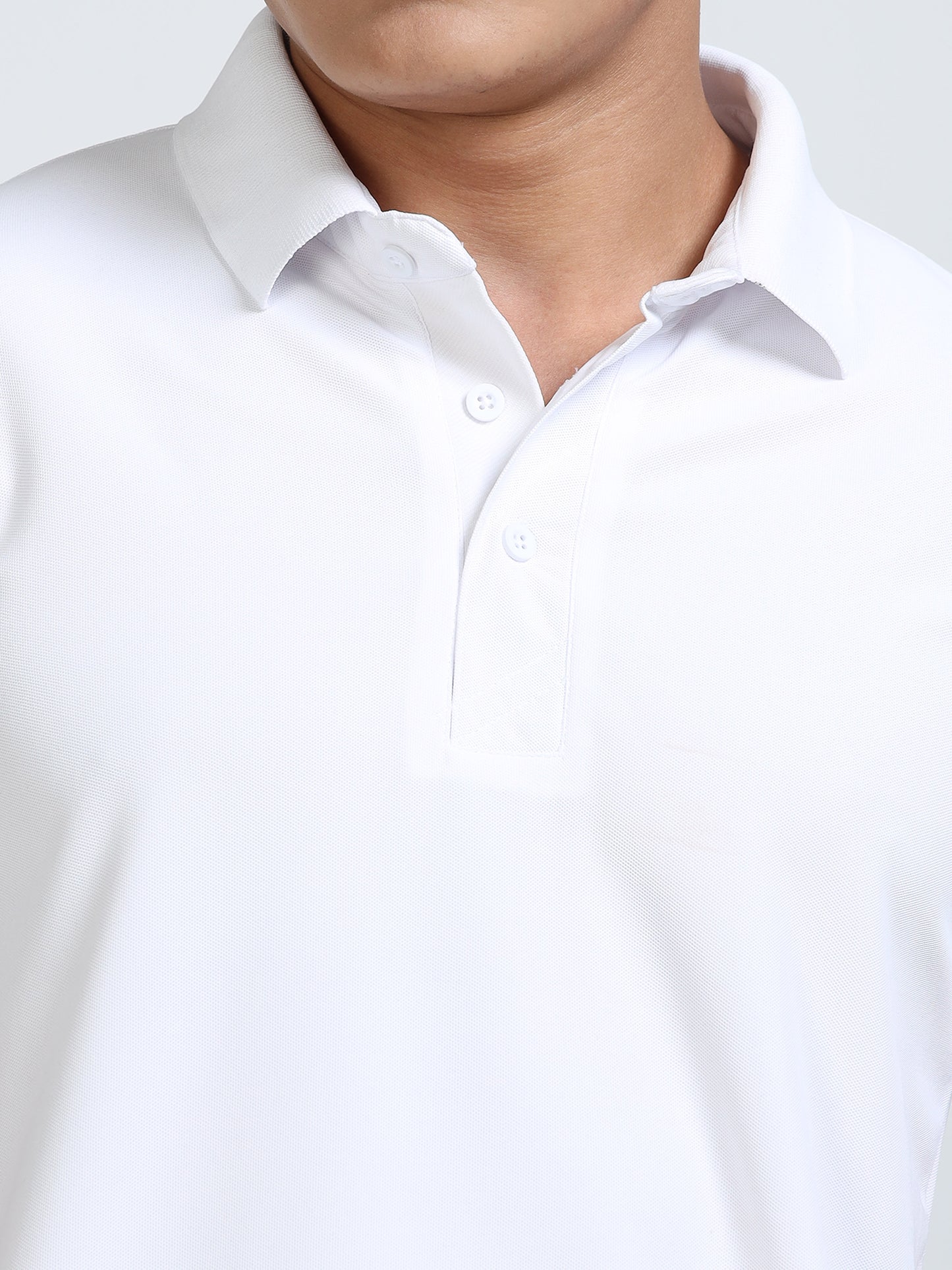 AeroPiq Polo Tshirts - White