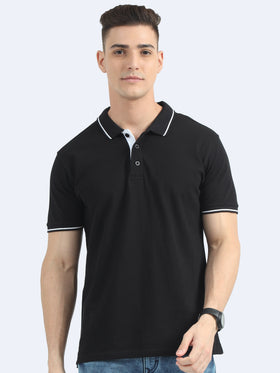 Black with White Tipping
