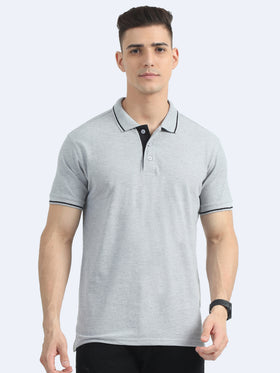 Grey with Black Tipping