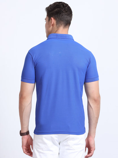 AeroPiq Polo Tshirts - Royal Blue