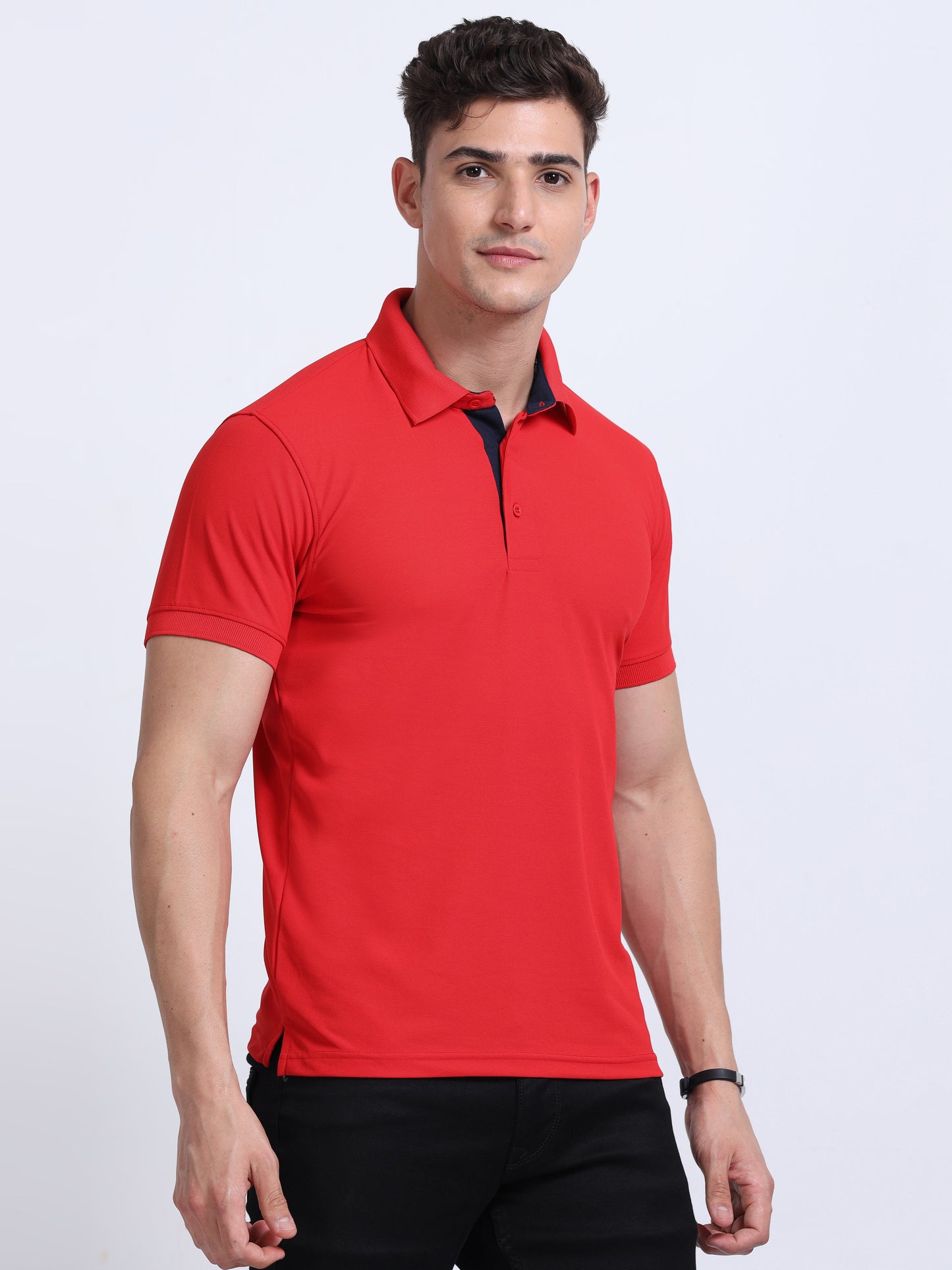 AeroPiq Polo Tshirts - Red