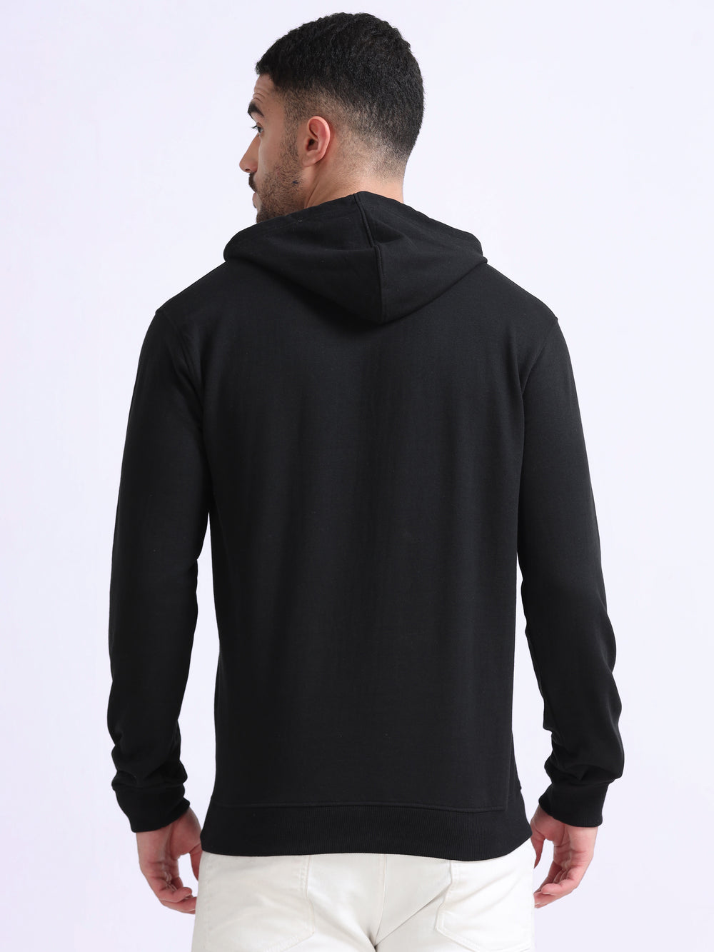 URBANHOOD Premium Hoodies without Zip - Black