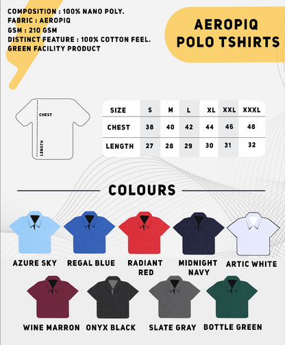 AeroPiq Polo Tshirts - Red