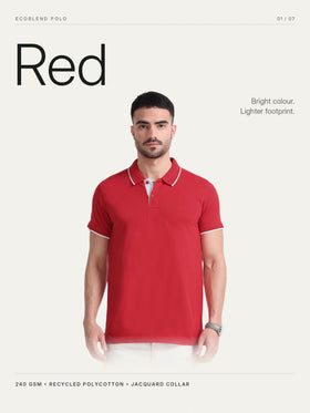 Red with White Tipping