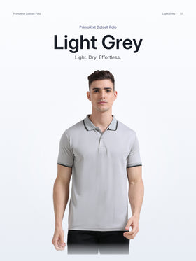 Light Grey with Black Tipping
