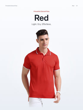 Red with White Tipping
