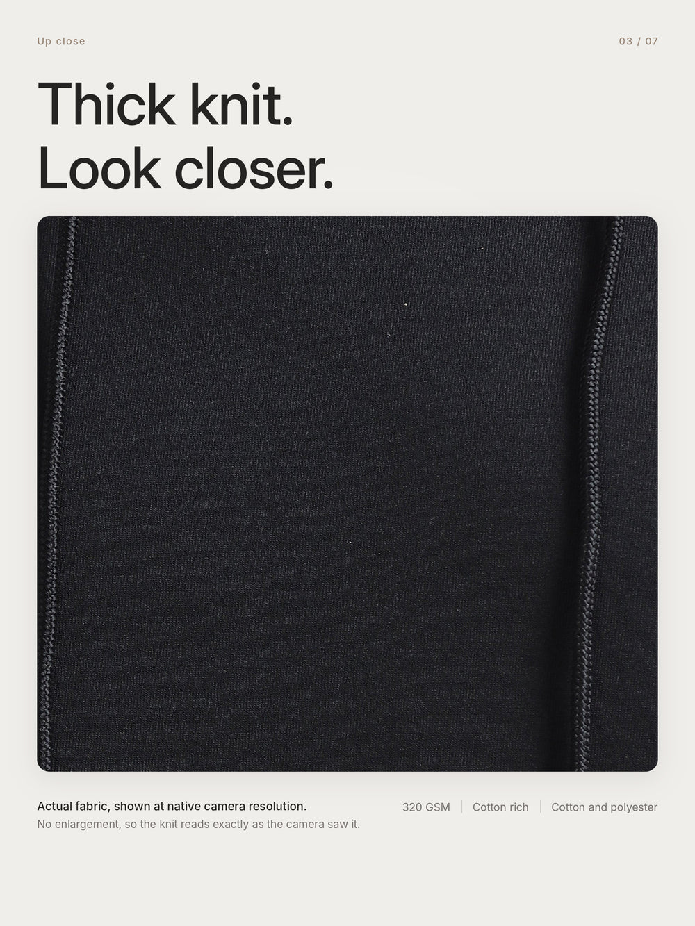 URBANHOOD Premium Hoodies without Zip - Black – Close-up